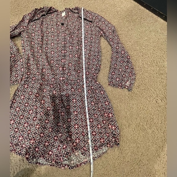 Women's GAP long sleeve Geometric print V-neck Romper/ jumpshorts - Picture 6 of 10